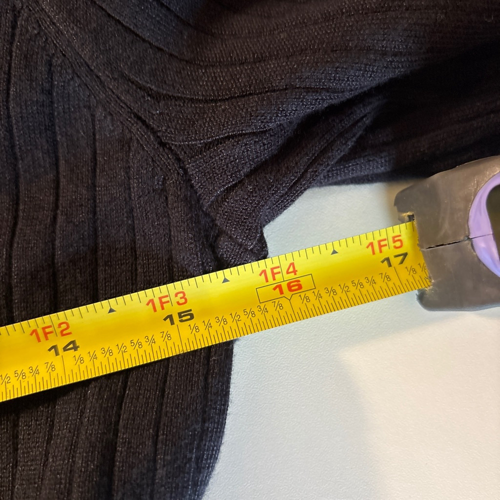 NWT Express Black Sweater Long Sleeve Dress - Size L - Picture 4 of 7